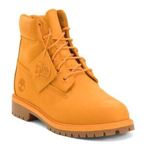 New TIMBERLAND Leather Premium Waterproof Lace Up Boots (Big Kid)
